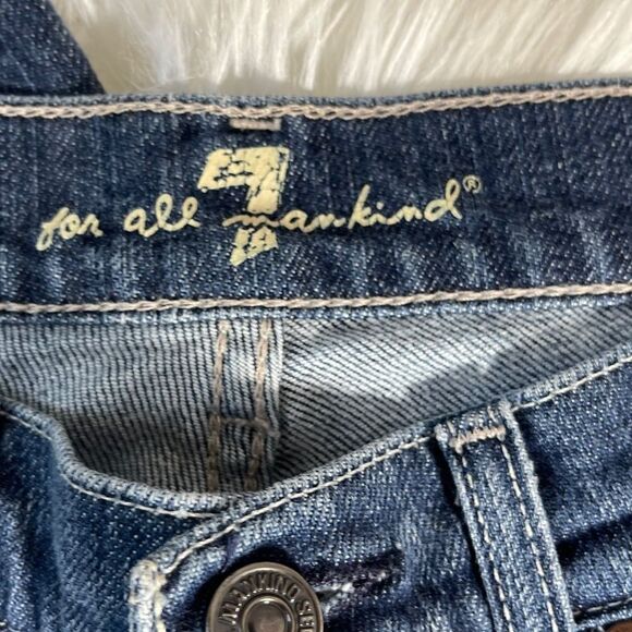 7 For All Mankind Mid Rise Original Bootcut Jeans Sz 26 - Picture 4 of 11